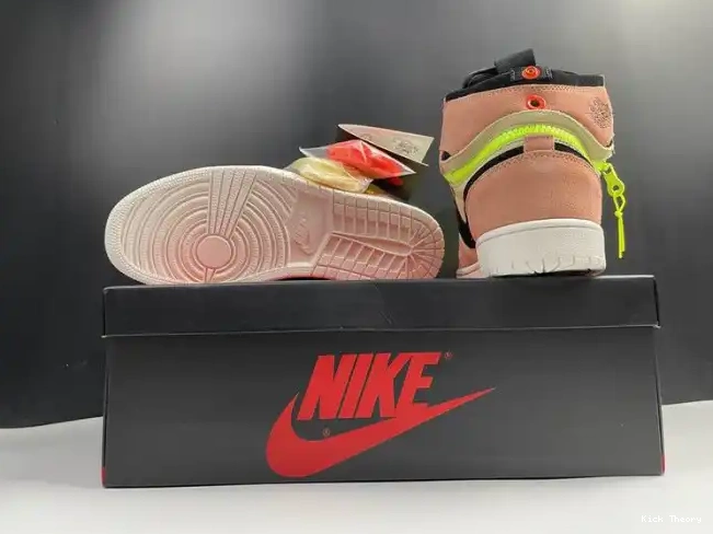 Kicktheory 1 High Switch Jordan Air CW6576-800 Peach 0508